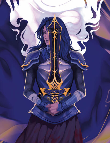 Bust up + detailed bg